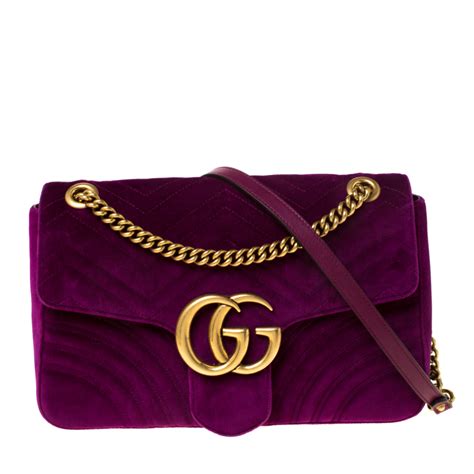 gucci jersey purple mens bag|small Gucci velvet bag.